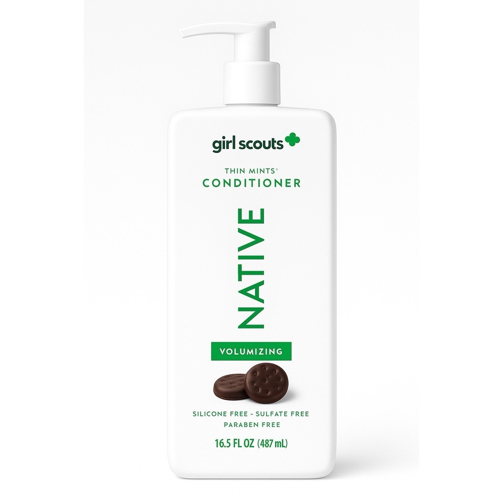 Native Thin Mints Conditioner 16.5oz Volumizing Girl Scouts Limited Edition